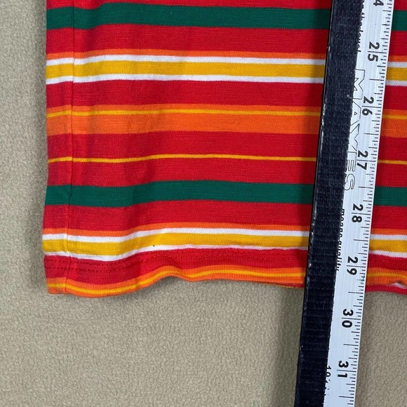 Guess x J Balvin Vibras Tour Striped T Shirt Mens L Multicolor Round Neck - Picture 6 of 10